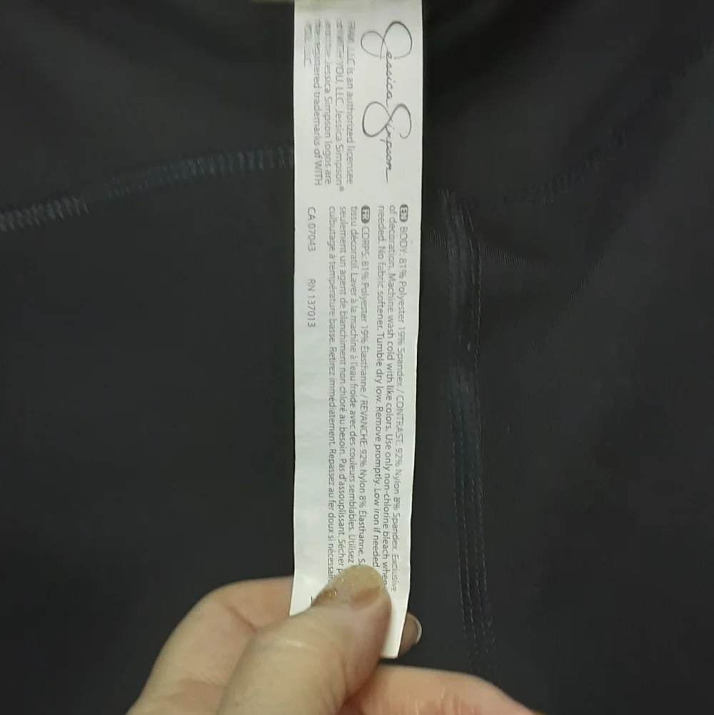 Jessica Simpson Acute Yoga Pants Black - Picture 6 of 6